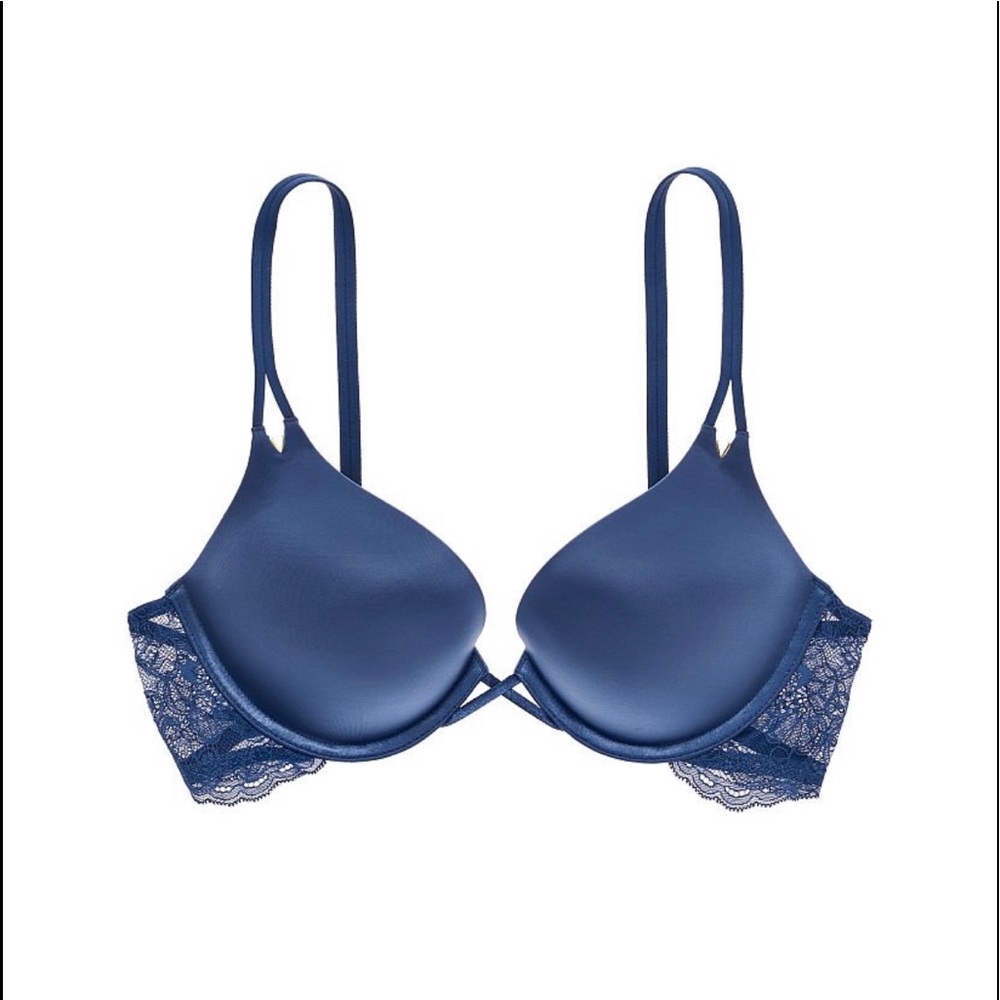 Aegean Blue Bombshell Add-2-cups Push-up Bra